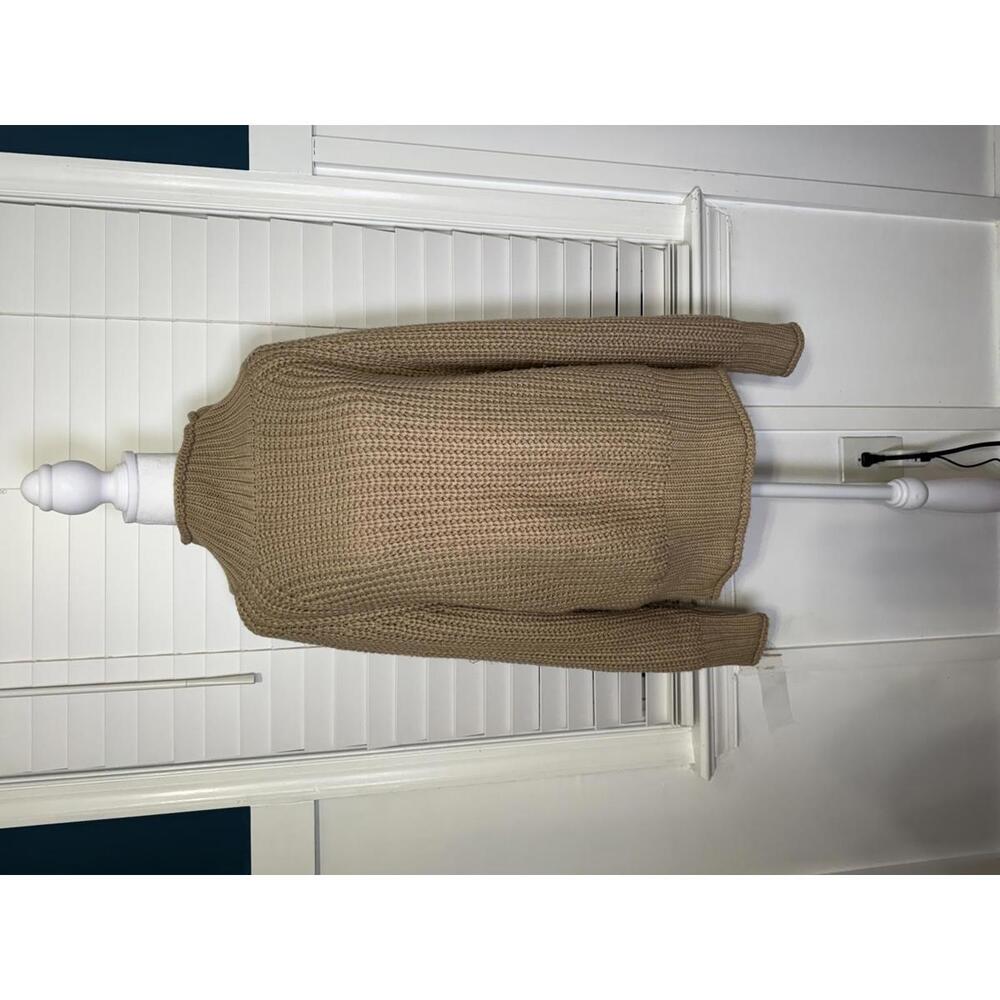 Shop Stevie Chunky Knit Sweater - Size Large, Tan